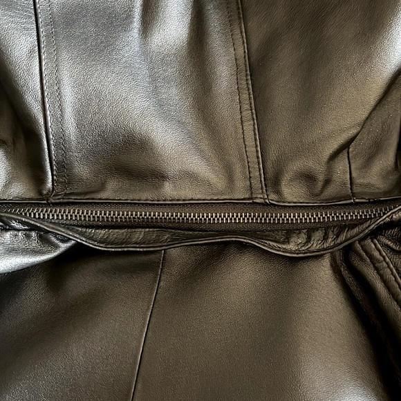 Vintage Sequence Leather Anorak - Picture 7 of 7